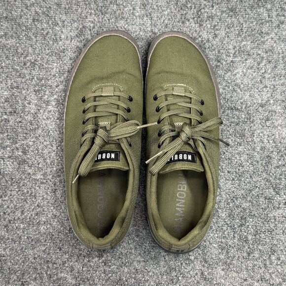 NOBULL Outwork Training Shoes Men\'s 12.5 OD Green‎ Grey Canvas Athletic Crossfit main image 4
